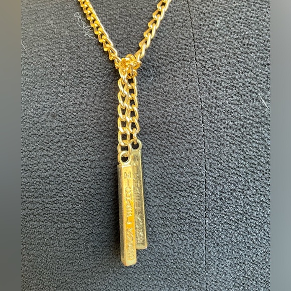 Michael Kors split neck chain tie top., XS - Picture 6 of 8